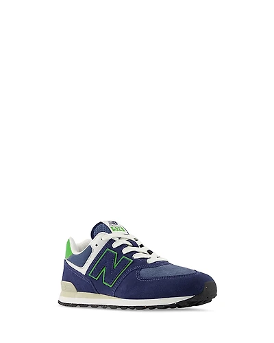 New Balance Boys' 574 Lace Up Running Sneakers - Toddler, Big Kid