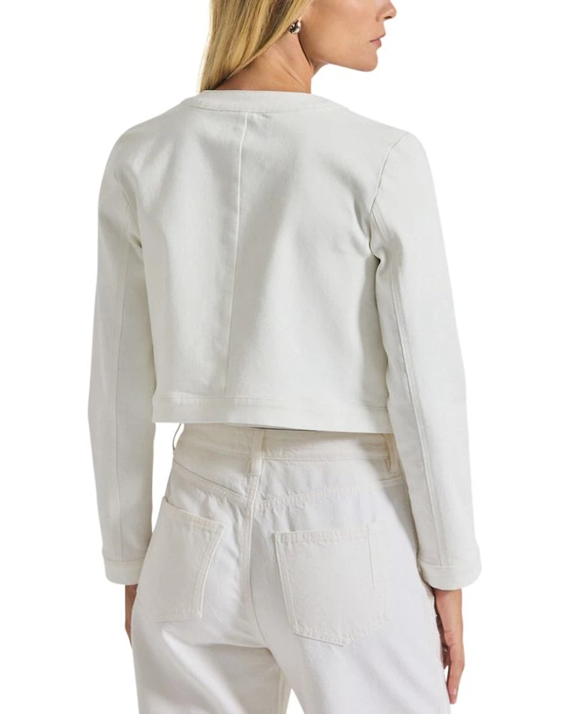 Penny Cropped Stretch Jean Jacket
