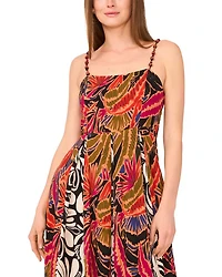 Inverse Pleat Maxi Dress