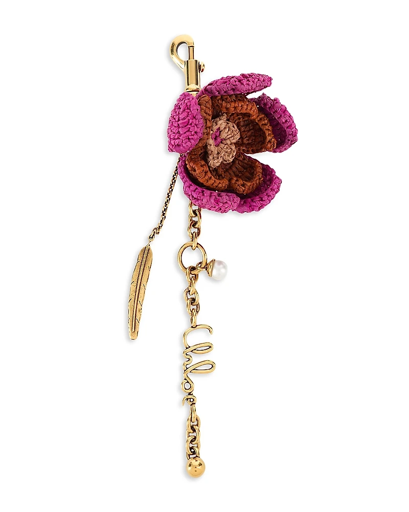 Chloe Crochet Flower Bag Charm