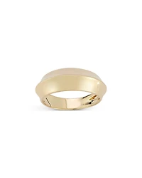 Bloomingdale's Fine Collection 14K Yellow Gold Knife Edge Band Ring