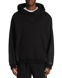 Versace Jeans Couture Mixed Media Logo Hoodie