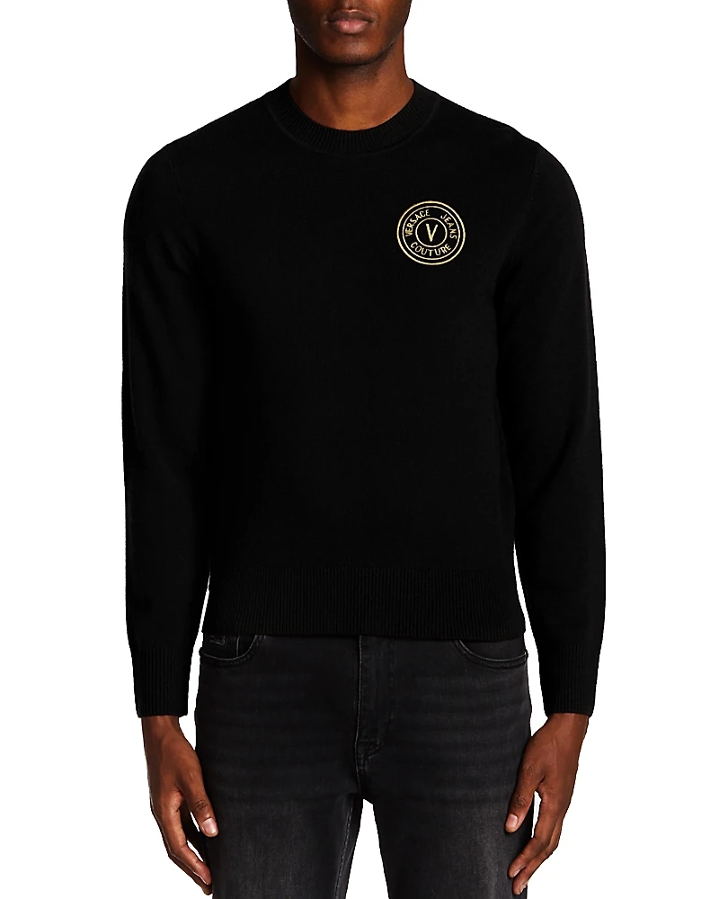 Versace Jeans Couture Crewneck Logo Sweater