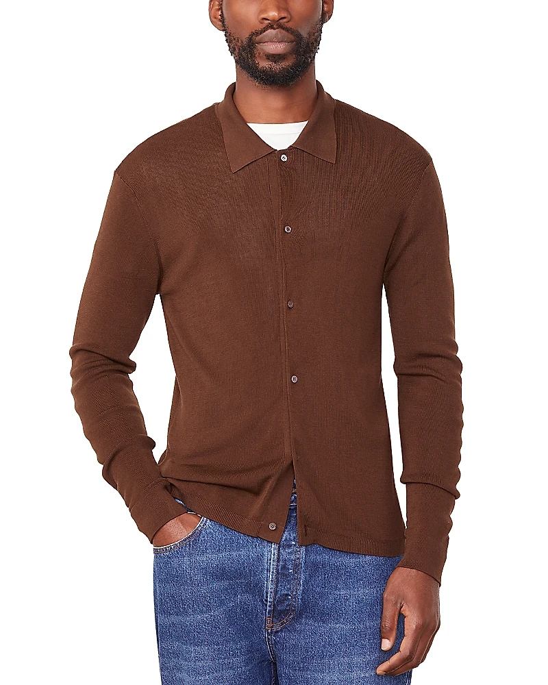 Officine Generale Brent Cardigan Sweater