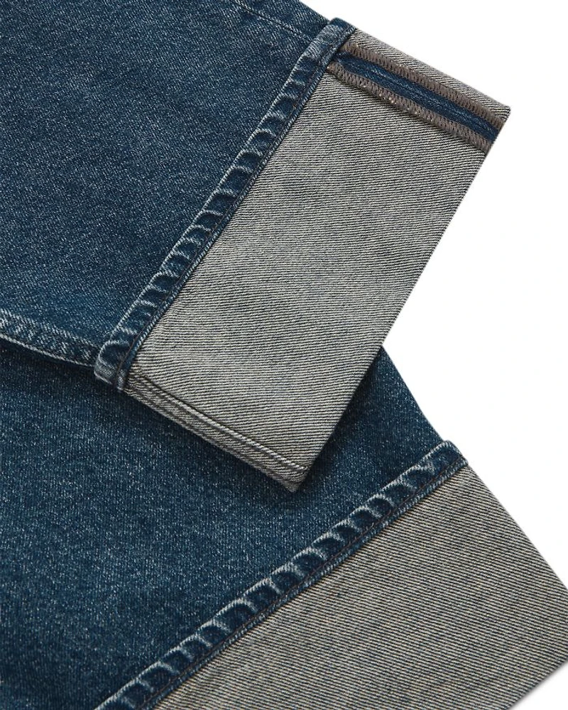 Belinda Mid Rise Straight Jeans Blue