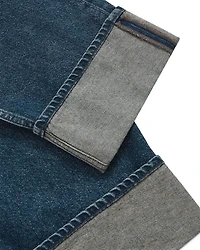 Belinda Mid Rise Straight Jeans Blue