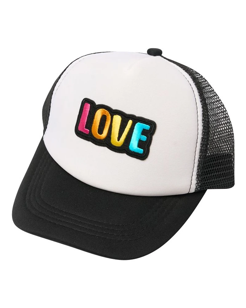 Girls' Trucker Hat with Patch