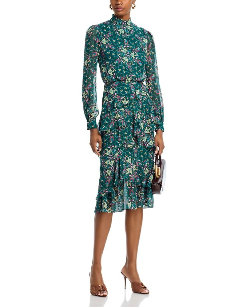 Isa Ruffled Dress