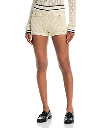 Frame The Rookie Pointelle Knit Shorts