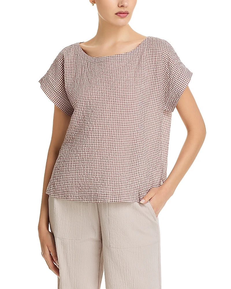 Eileen Fisher Ballet Neck Square Top
