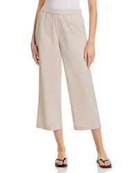 Eileen Fisher Stretch Jersey High Waisted Tapered Ankle Pants