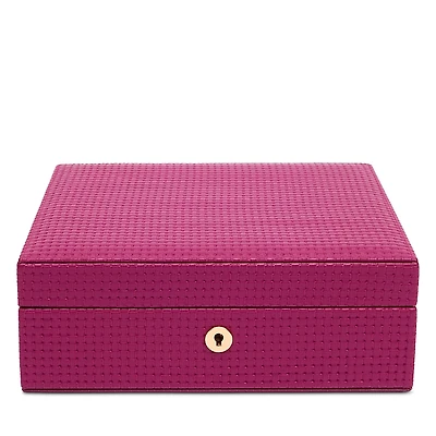 Rapport London Charlotte Leather Jewelry Box