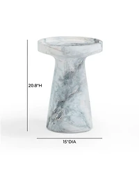 Zara Marble Indoor and Outdoor Side Table