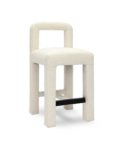 Tov Furniture Hazel Boucle Counter Stool