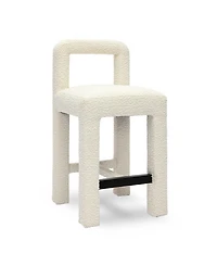 Tov Furniture Hazel Boucle Counter Stool