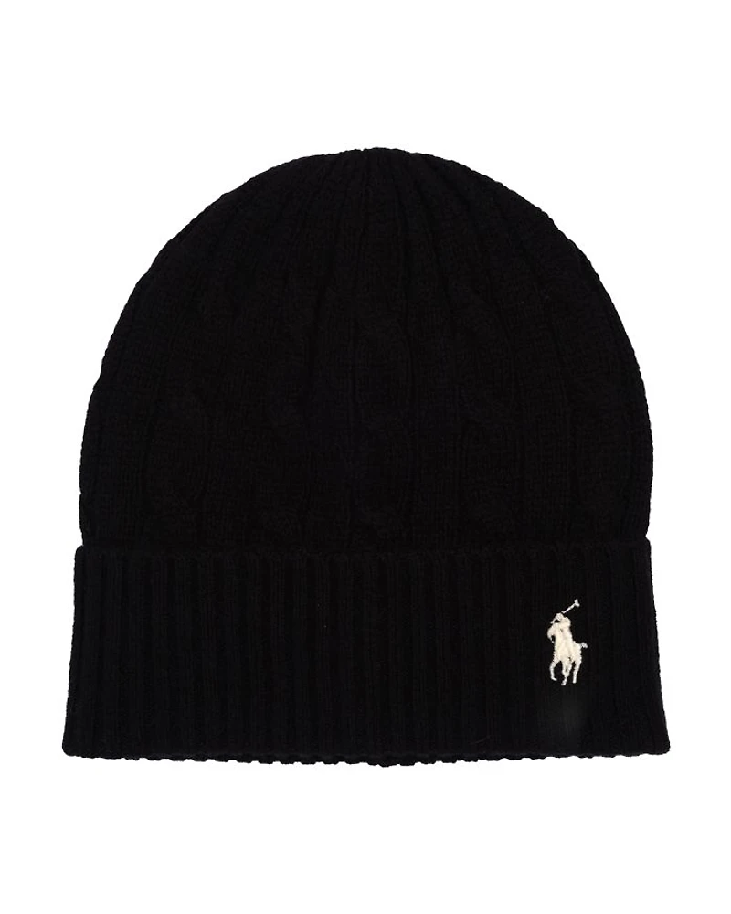 Wool & Cashmere Cable Beanie