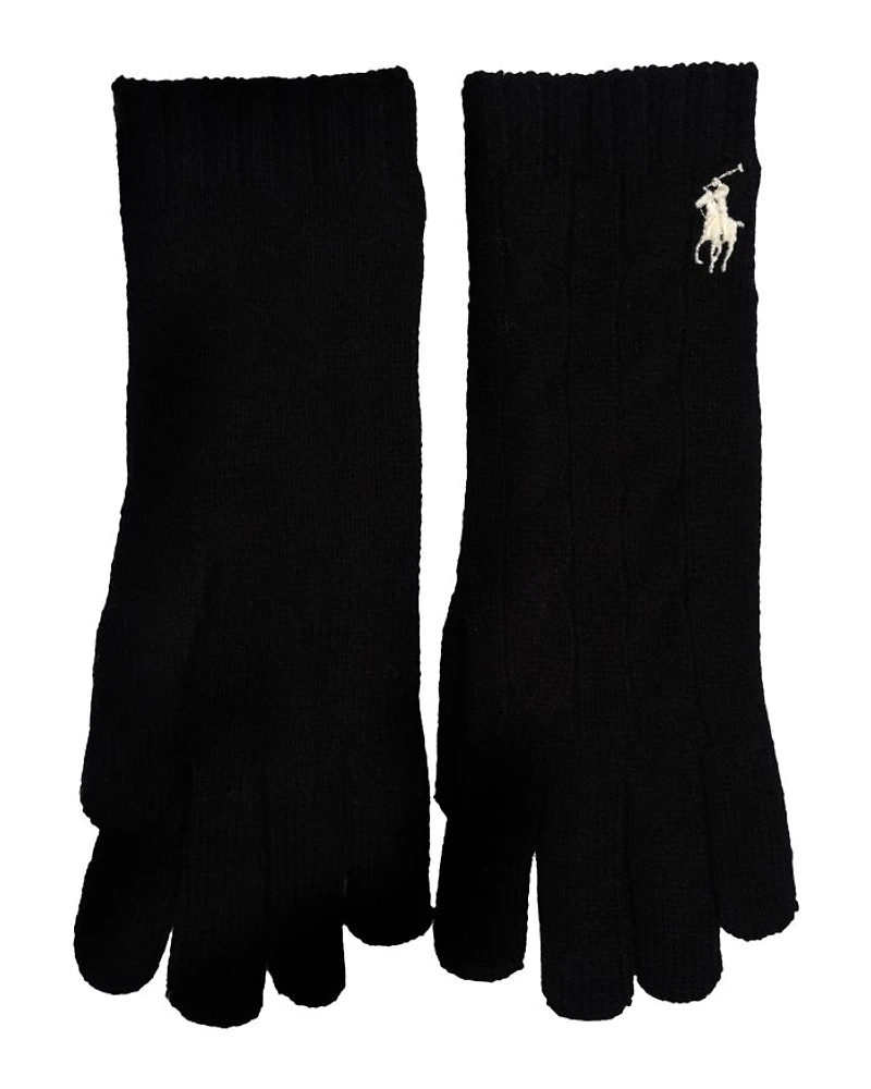 Wool & Cashmere Classic Cable Gloves