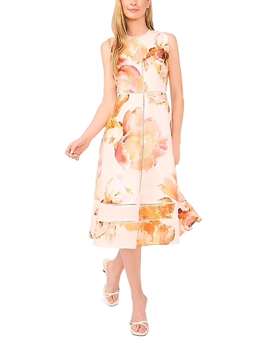 Ted Baker Sleeveless Seam Detail Midi Dress