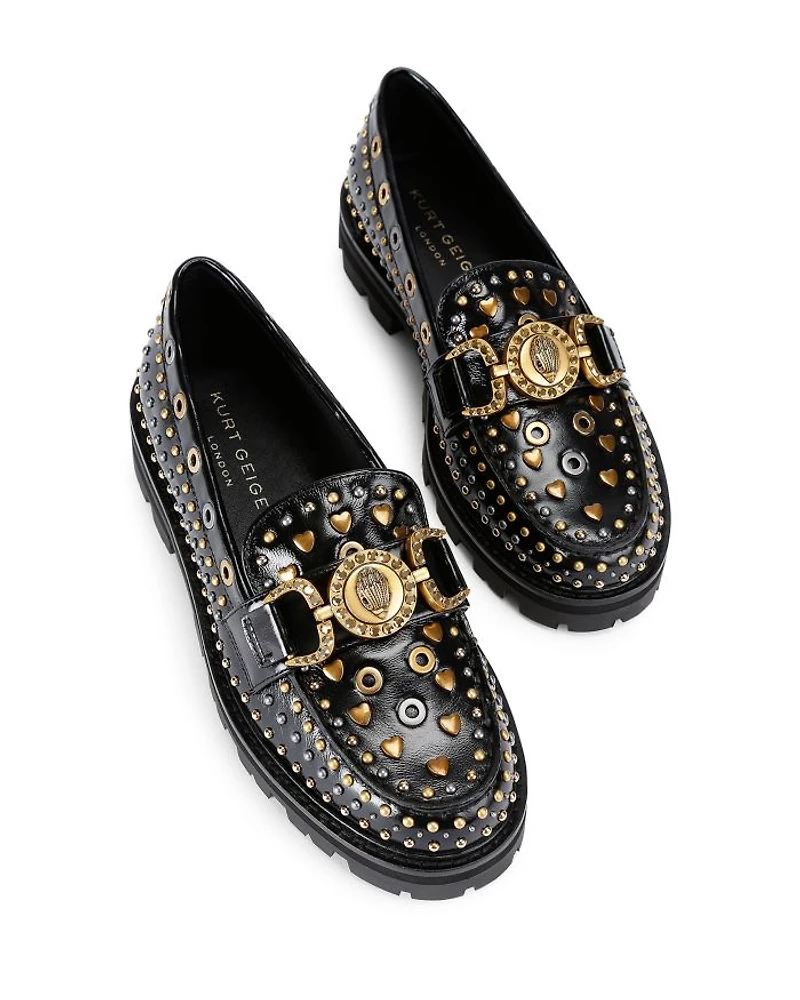 Women's Mansion Studded Loafer Flats