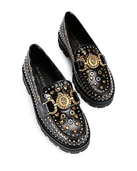 Women's Mansion Studded Loafer Flats