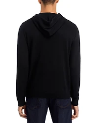 Extra Fine Merino Wool Slim Fit Hooded Sweater