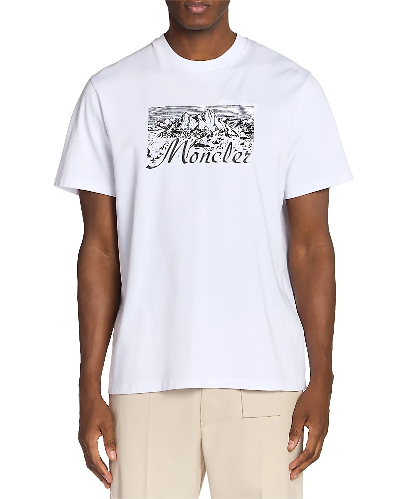 Moncler Short Sleeve Graphic Tee