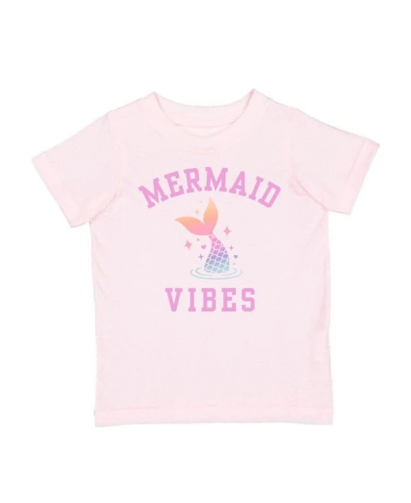 Girls' Mermaid Vibes Short Sleeve T-Shirt - Baby, Little Kid, Big Kid