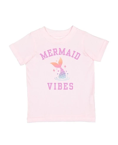 Sweet Wink Girls' Mermaid Vibes Short Sleeve T-Shirt - Baby, Little Kid
