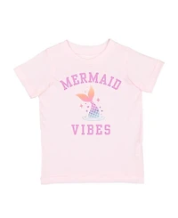 Sweet Wink Girls' Mermaid Vibes Short Sleeve T-Shirt - Baby, Little Kid