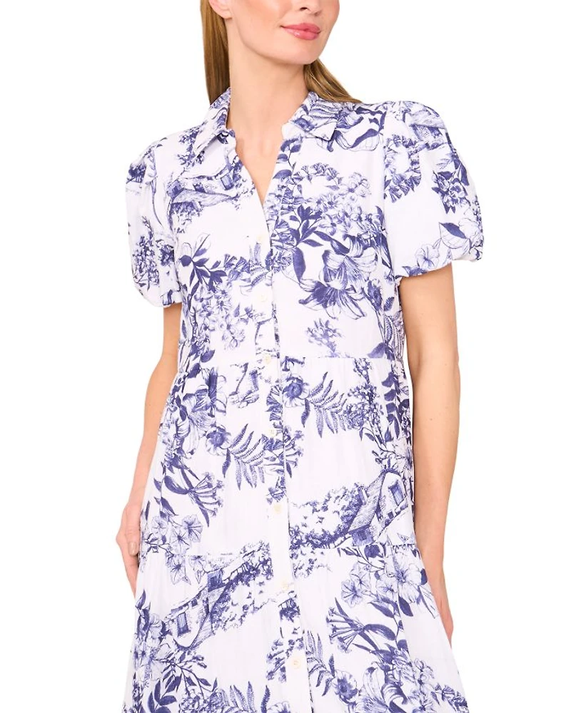 Tiered Shirtdress