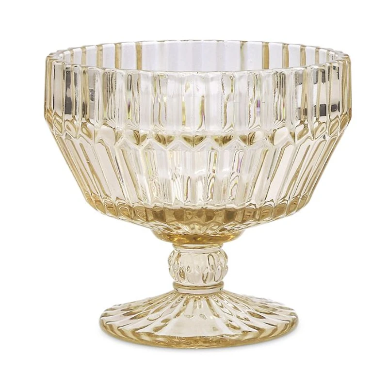 Archie Ginger Gold Footed Dessert Bowl, Set of 6
