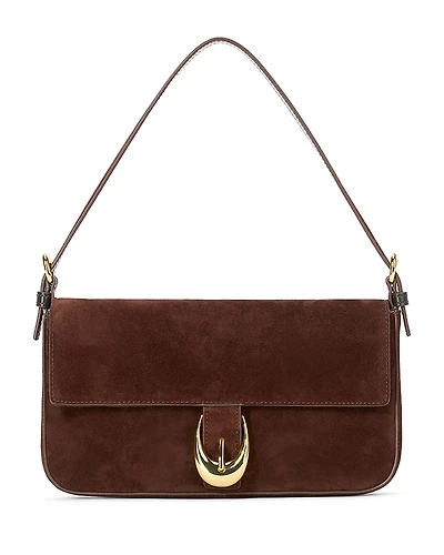 Staud Harlow Suede Shoulder Bag