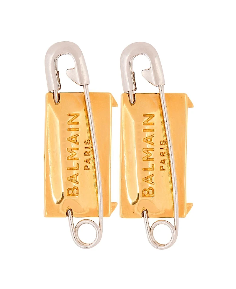 Balmain Safety Pin Earrings