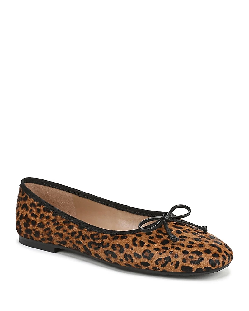 Sam Edelman Women's Alie Animal Print Calf Hair Ballet Flats