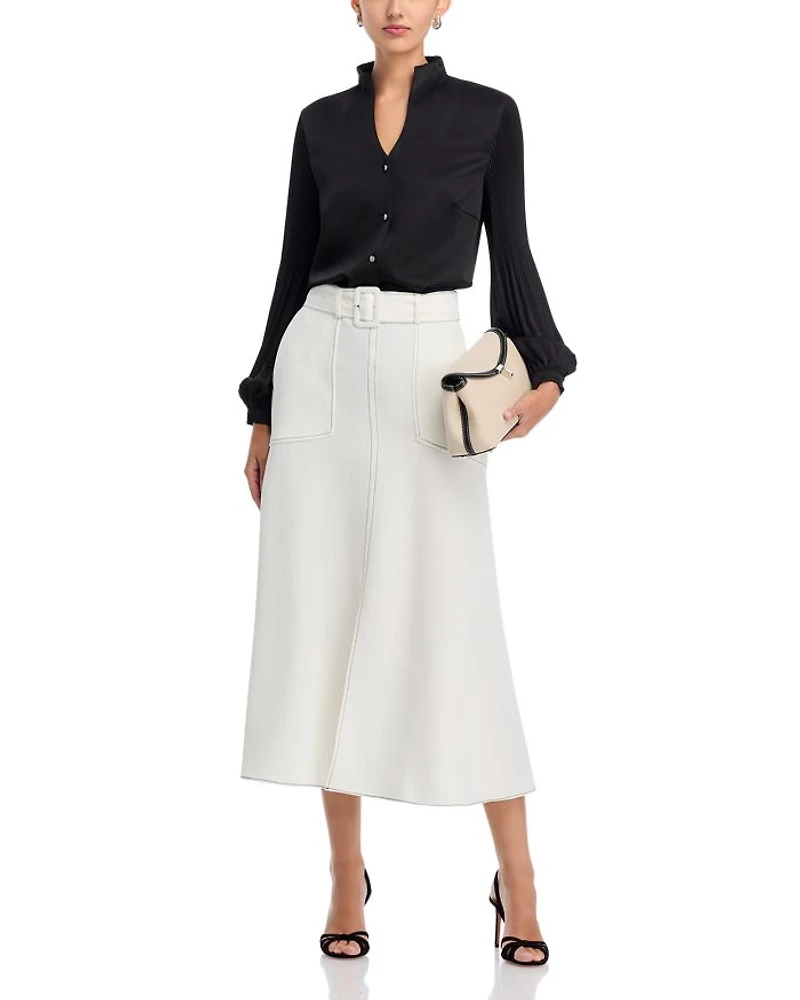 Pleat Sleeve Shirt