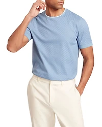 Hagen Branded T Texture Cotton Stretch Tee