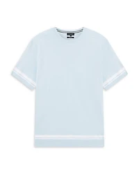 Eauts Block Stripe Trim Cotton Knit Tee