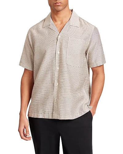 Ted Baker Wicck Relaxed Textured Stripe Shirt