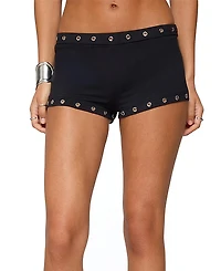 Edikted Neriah Grommet Micro Shorts