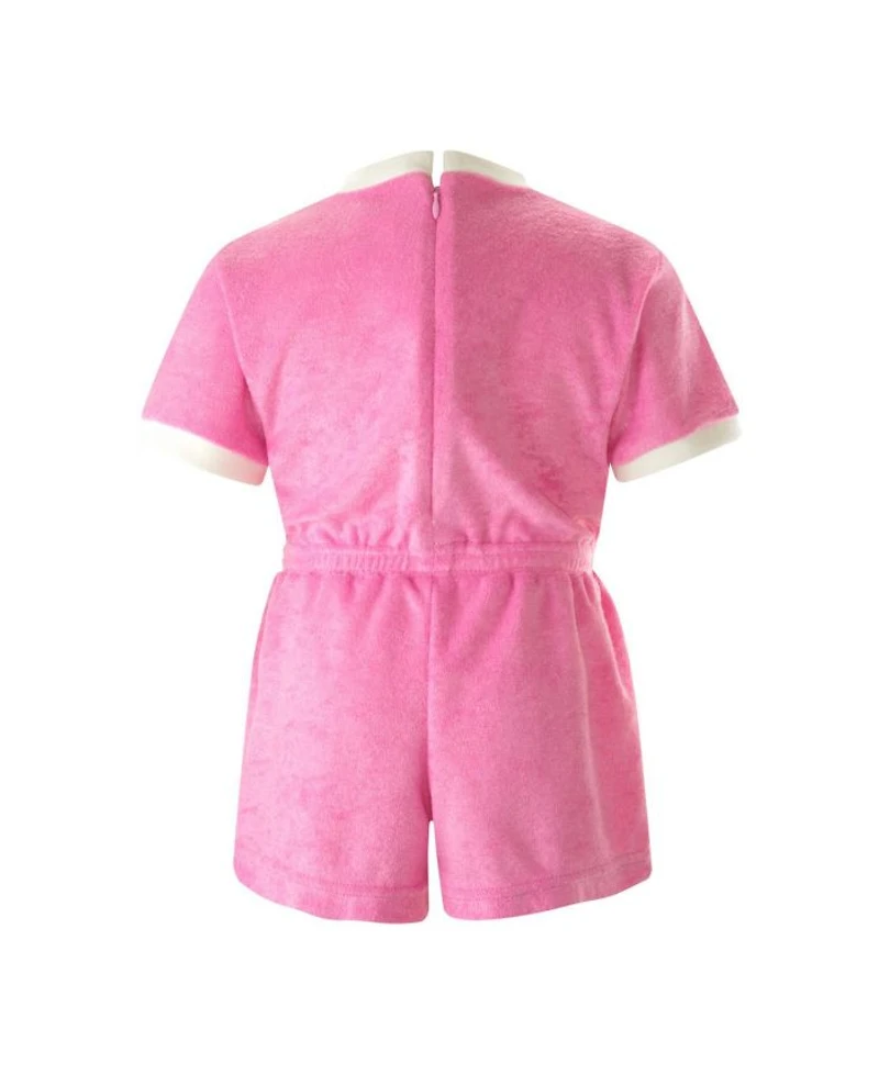 Girls' Bow Towelling Playsuit - Little Kid, Big Kid