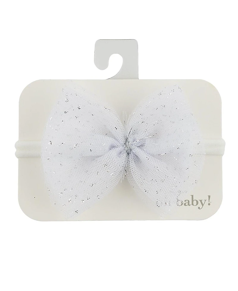 oh baby! Girls' Glinda Bow Headband - Baby