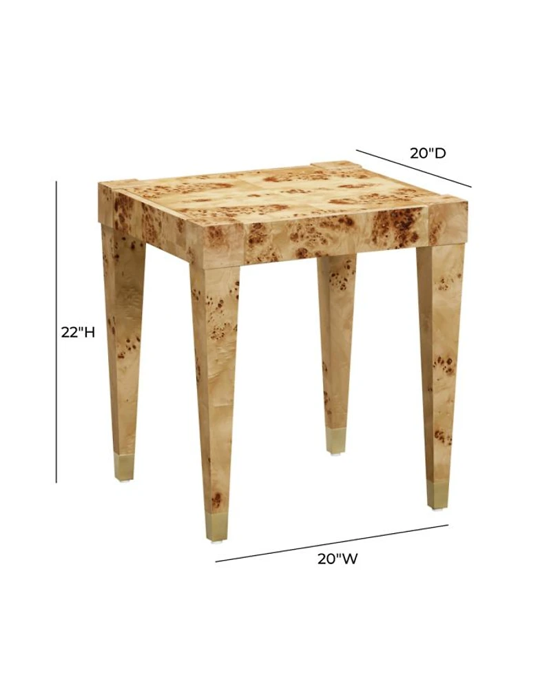 Brandyss Burl End Table