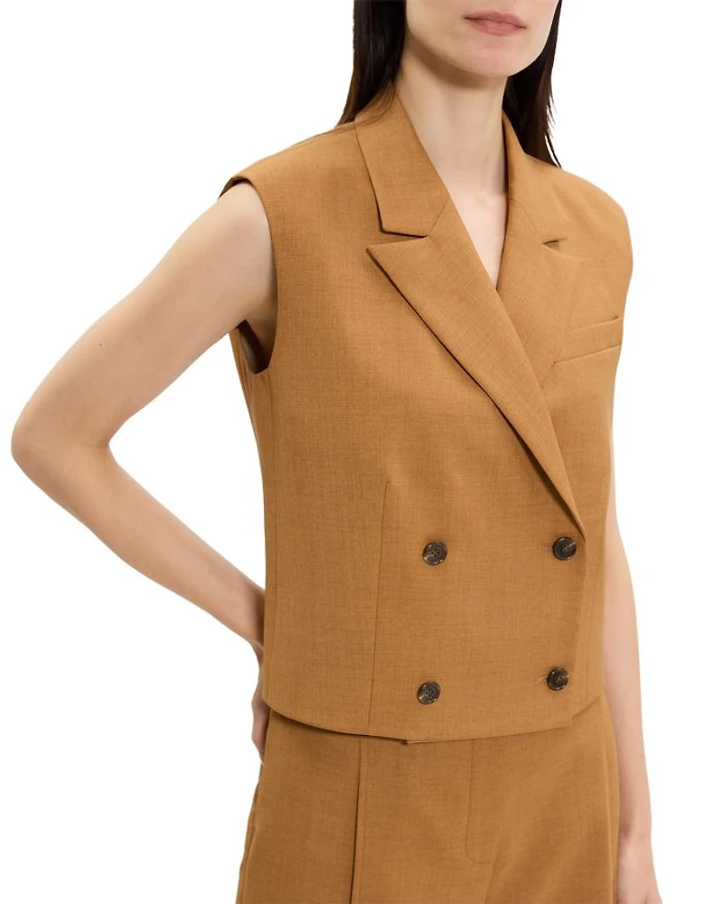 Peak Double Breasted Vest