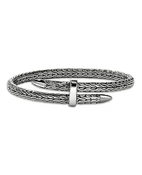 John Hardy Black Rhodium Plated Sterling Silver Spear Flex Bracelet