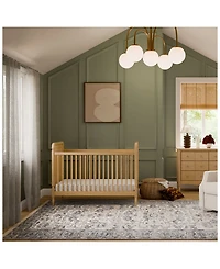 Liberty 3 1 Convertible Spindle Crib with Toddler Bed Conversion Kit