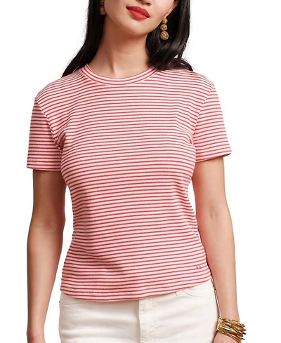 Crewneck T Ribbed Stripe
