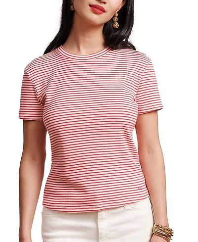 Frances Valentine Crewneck T Ribbed Stripe