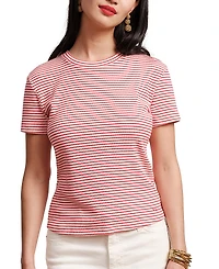 Frances Valentine Crewneck T Ribbed Stripe