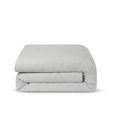 Stripe Linen Blend Duvet Cover, Twin