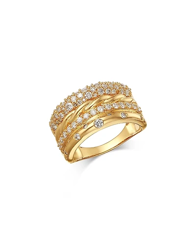 Bloomingdale's Fine Collection Diamond Multi Row Ring